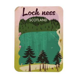 Loch Ness Schottland Magnet