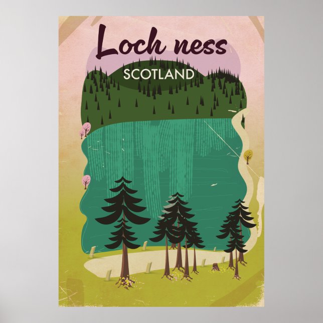 Loch Ness Scotland Poster (Vorne)