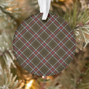 Loch Ness Scottish District Fashion Tartan Kariert Ornament