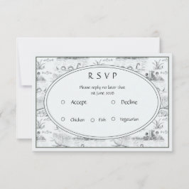 Loch Ness Toile RSVP Karte