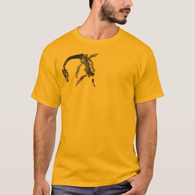 Loch- Nessmonster/Plesiosaur Fossil-T - Shirt (Vorderseite)