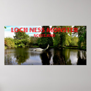 Loch- Nessmonster Schottland Poster