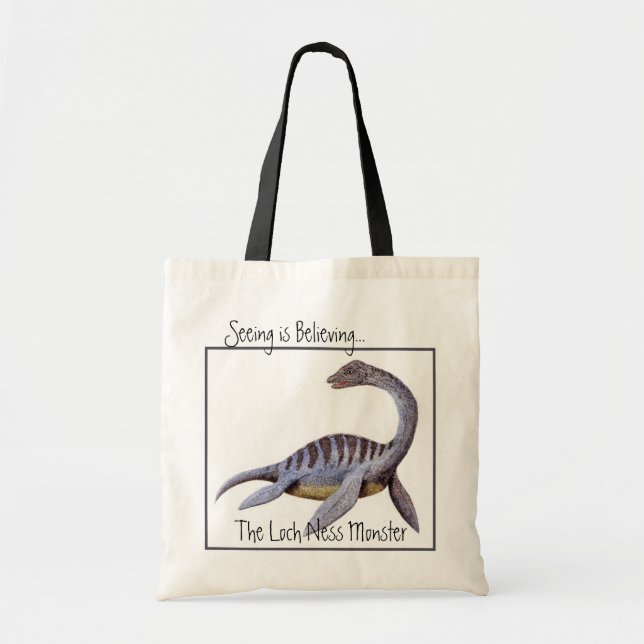 Loch- Nessmonster-Tasche Tragetasche (Vorne)