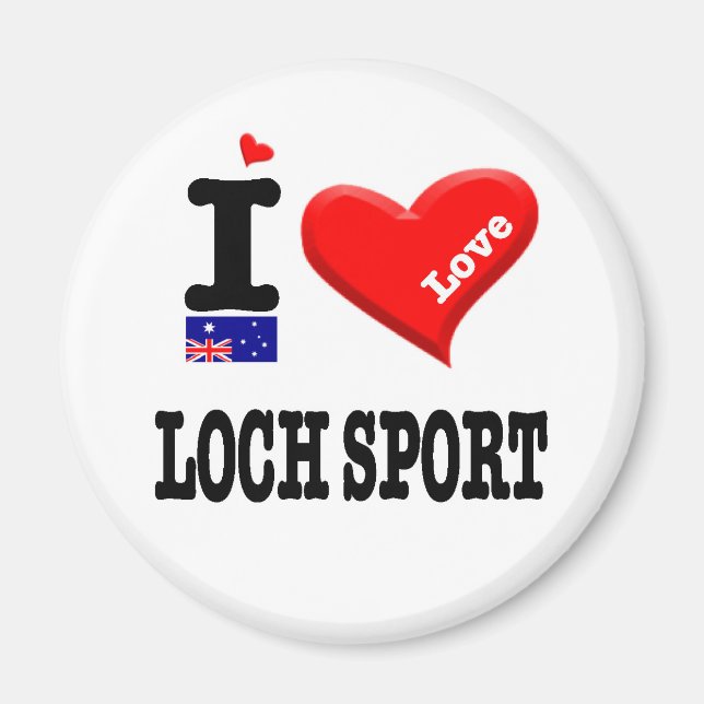 LOCH SPORT - I LIEBE MAGNET (Vorne)