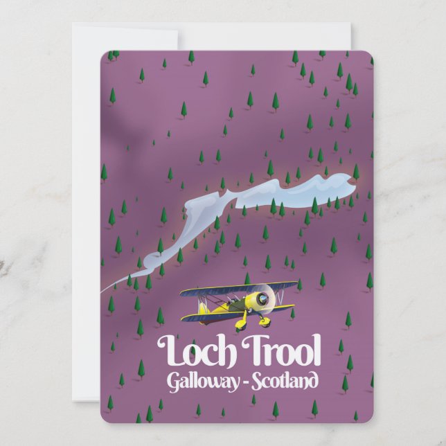 Loch trool, galloway, scotland Travel map (Vorderseite)