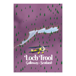 Loch trool, galloway, scotland Travel map Fotodruck