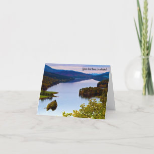 Loch Tummel, Queen's View Grußkarte Dankeskarte