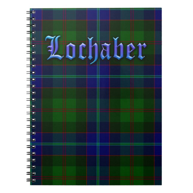 Lochaber BezirkTartan Notizblock (Vorderseite)