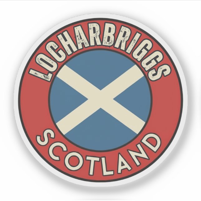 Locharbriggs, Schottland Aufkleber (Vorderseite)