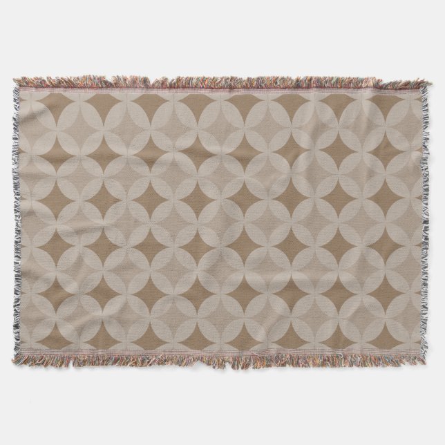 Lochblanket - Kreise und Diamanten Decke (Vorderseite)