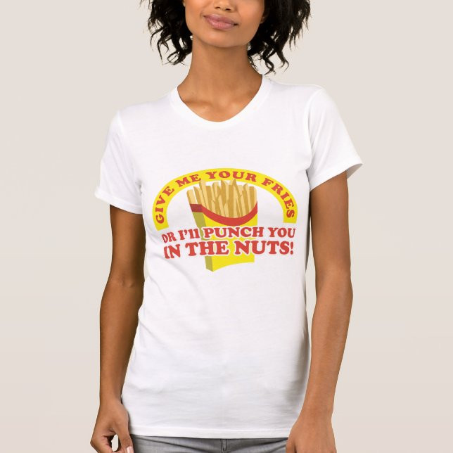 Lochen Sie Sie in den Nüssen für Ihre Fischrogen T-Shirt (Vorderseite)