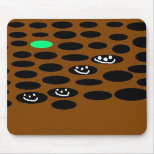 Löcher u. Grün Mousepad