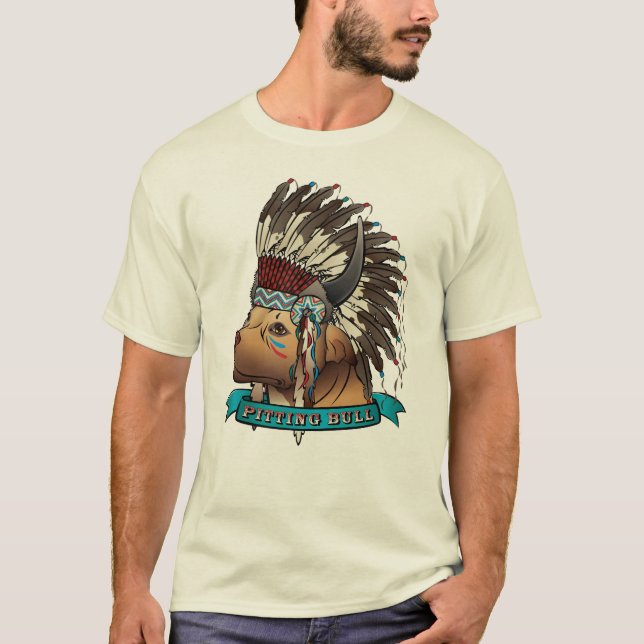 Lochfraß Stier T-Shirt (Vorderseite)