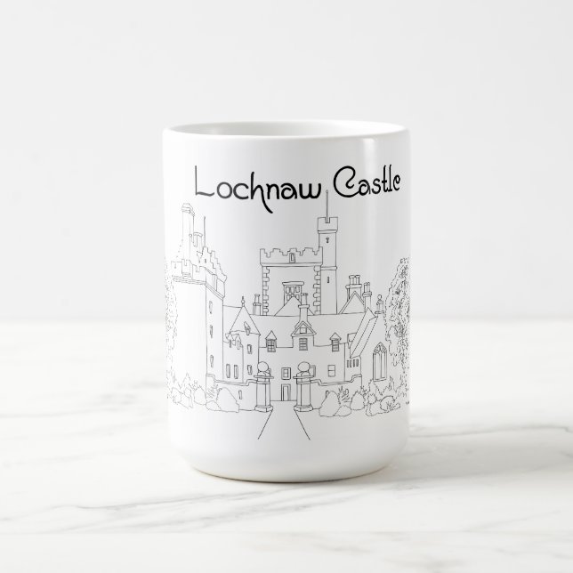 Lochnaw Castle Scotland Kaffeetasse (Mittel)