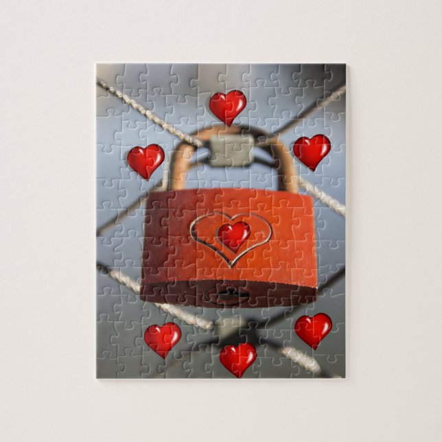 Lock Decorative Jigsaw Puzzle (Vertikal)