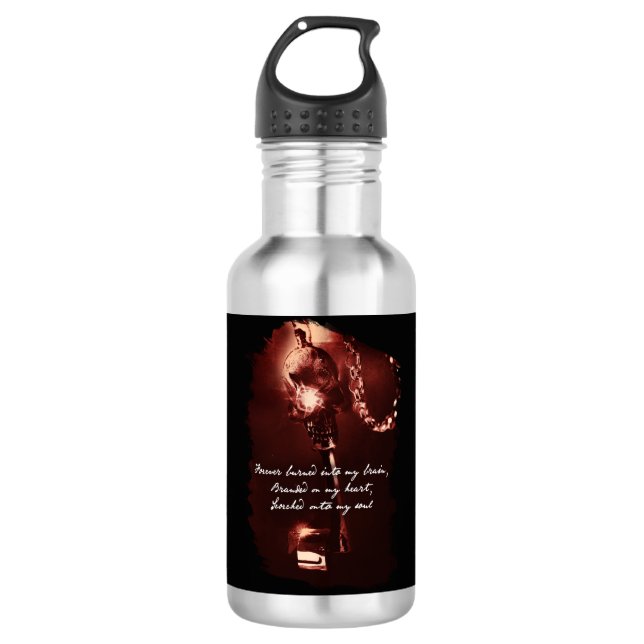 Lock & Key MC Romance Wasserflasche Edelstahlflasche (Vorderseite)
