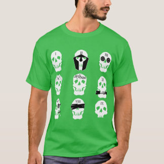Lockedomb Ninth House Totenköpfe Fanwork-Design Fr T-Shirt