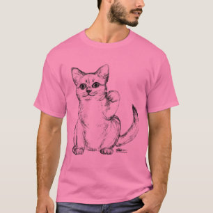 Lockende Kitty Katze Maneki Neko T-Shirt