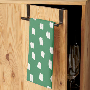 Lockeres Blatt Grün Geschirrtuch