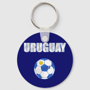 Lockert cooles Ball Uruguays futbol La Celeste Schlüsselanhänger