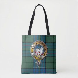 Lockhart Tartan und Abzeichen Tasche