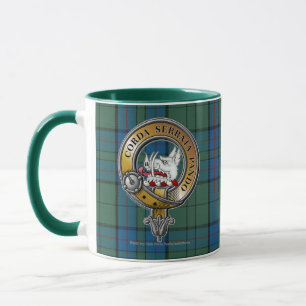 Lockhart Tartan und Abzeichen Tasse