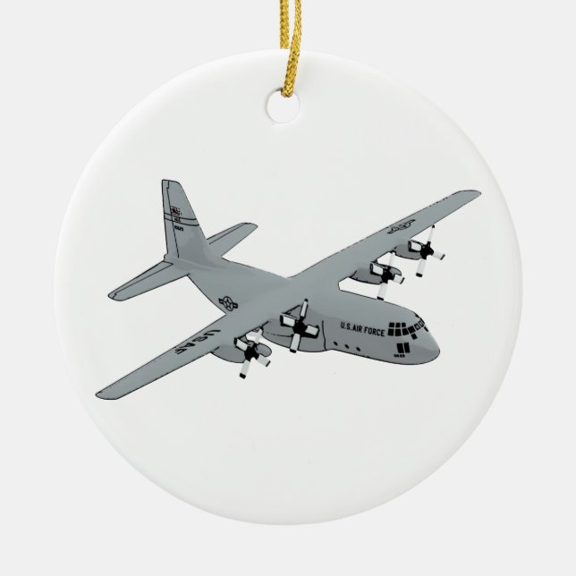 Lockheed C-130 Herkules Keramikornament (Vorne)