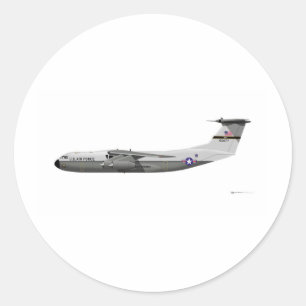 Lockheed C-141A Starlifter Runder Aufkleber