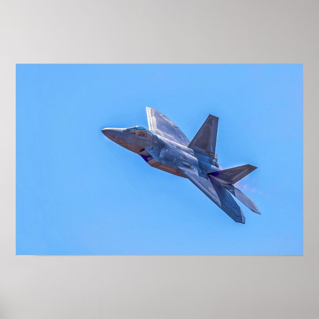 Lockheed Martin F-22A Raptor Poster (Vorne)
