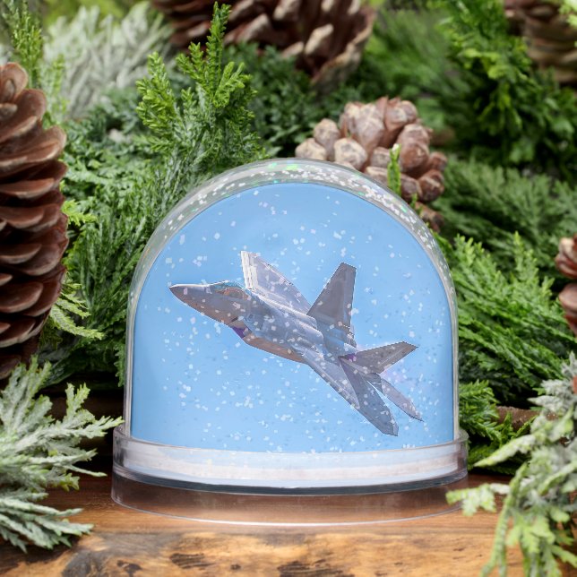 Lockheed Martin F-22A Raptor Schneekugeln (Winter)