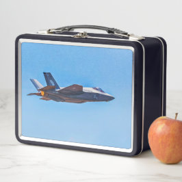 Lockheed Martin F-35A Lightning II Metal Lunch Box