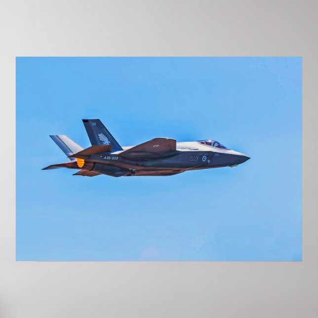 Lockheed Martin F-35A Lightning II Poster (Vorne)