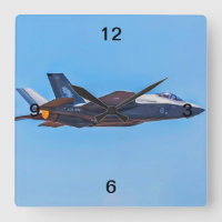 Lockheed Martin F-35A Lightning II Wall Clock