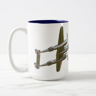 Lockheed P-38 Blitze Zweifarbige Tasse
