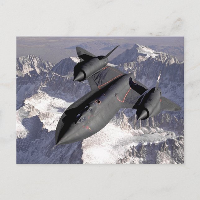 Lockheed SR-71 Blackbird - Carte postale (Devant)