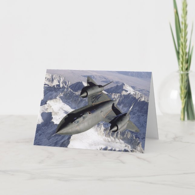 Lockheed SR-71B Blackbird Grußkarte Karte (Vorderseite)