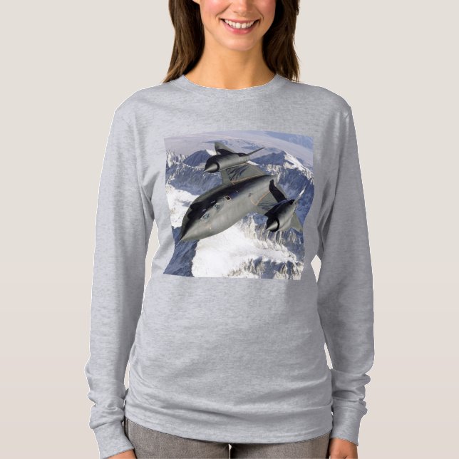 Lockheed SR-71B Blackbird T-Shirt (Vorderseite)
