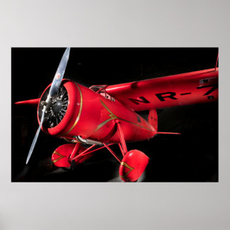 Lockheed Vega 5B, Amelia Earhart Canvas Print Poster