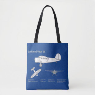 Lockheed Vega 5B - Flugzeugpläne ABD Tasche