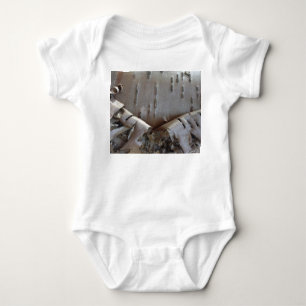 Lockige Birkenrinde Rustikal Baby Strampler