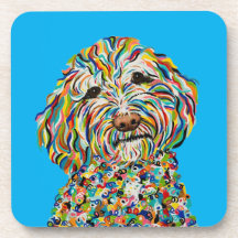 LOCKIGE LABRADOODLE-UNTERSETZER
