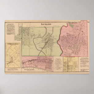 Lockland, Lesung, Ohio Poster