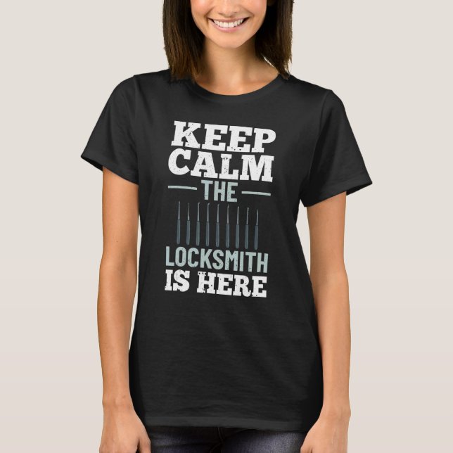 Lockschmiedeverriegelung Autotüre T-Shirt (Vorderseite)