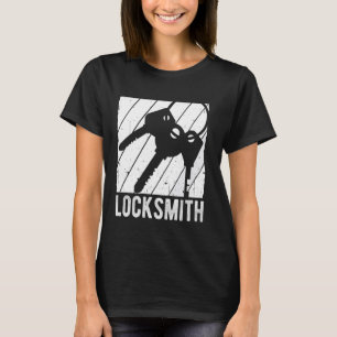 Locksmith Best Hobby Job Lock Sicherheitstasten au T-Shirt