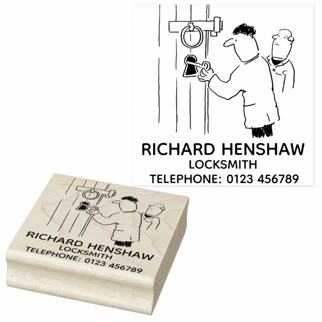 Locksmith löst eine Kirchentür auf Gummistempel (Von Creator hochgeladen)