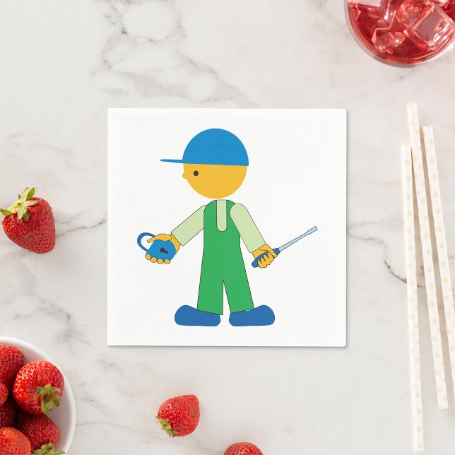 Locksmith Paper Napkins Serviette (Von Creator hochgeladen)