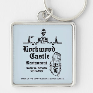 Lockwood Schloss-Restaurant, Chicago, IL Schlüsselanhänger