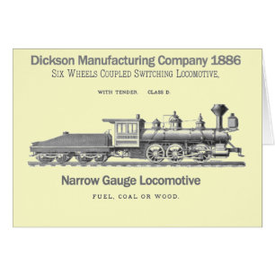Locomotive 1886 de commutation de Dickson