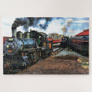 Locomotive à vapeur #08 Jigsaw Puzzle 1014 pc.