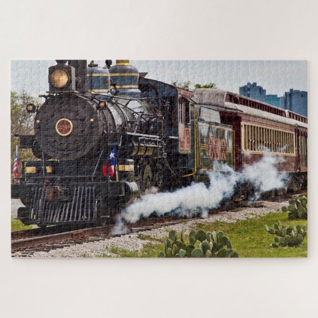 Locomotive à vapeur #24 Jigsaw Puzzle 1014 pc. (Horizontal)